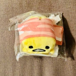 SANIRO 2016 SMILES LAZY EGG PETITE MASCOT BACON WRAPPED PLUSH (MA220)